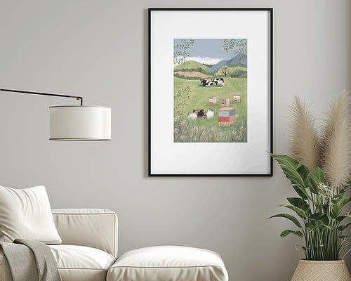 Kate Cowan - Art Prints - The Little Beehive Paddock