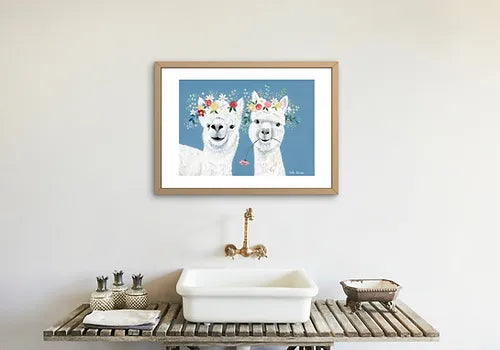 Kate Cowan - Art Prints - Misha and Blossom