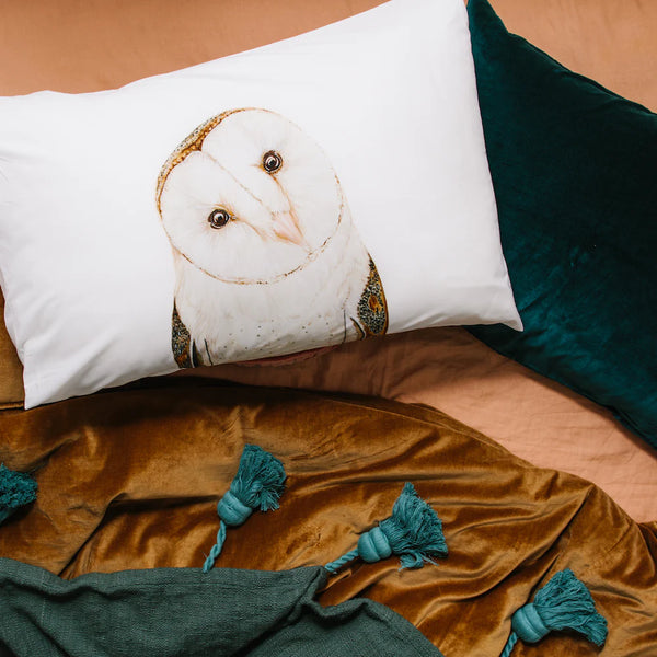 Pillowcase  - Luna the Barn Owl