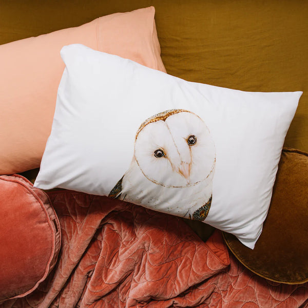 Pillowcase  - Luna the Barn Owl