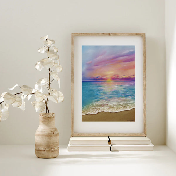 Ocean Dawn Print - A5 / Unframed