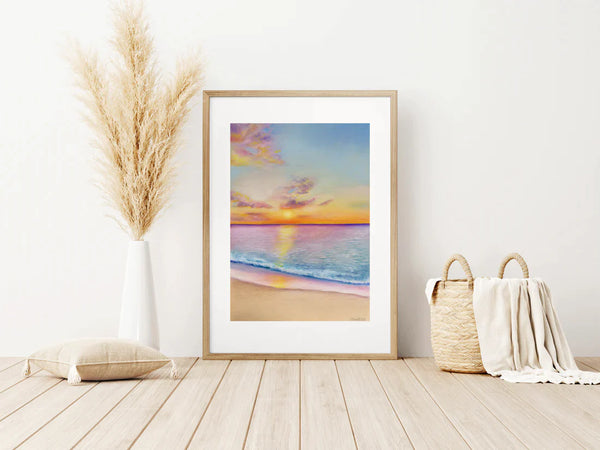 Ocean Dusk Print - A4 / Unframed