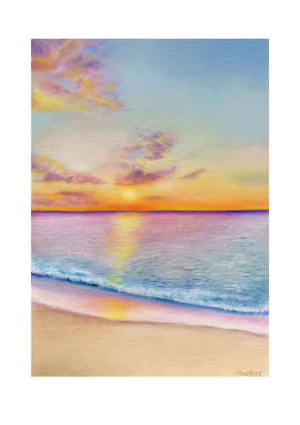 Ocean Dusk Print - A3 / Unframed