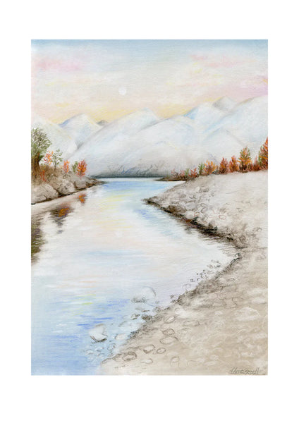 Snowscape Print - A4 / Unframed