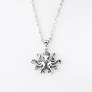 Nick Von K - New Octopus Charm Pendant in Sterling Silver