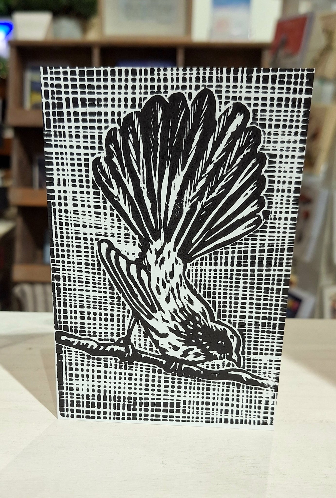 Handmade Greeting Card - Fantail