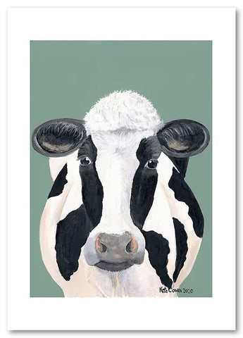 Kate Cowan - Art Prints - How Now Round Cow