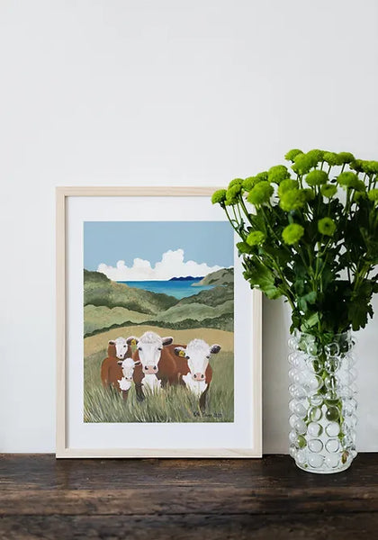Kate Cowan - Art Prints - Arnold's Cows