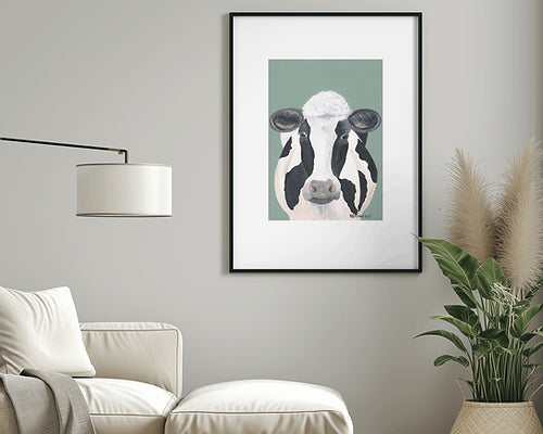 Kate Cowan - Art Prints - How Now Round Cow