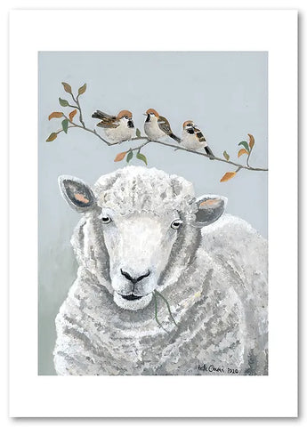Kate Cowan - Art Prints - Lovely Ewe