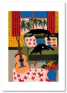Kate Cowan - Art Prints - Couch Cats