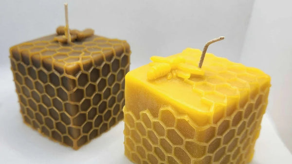 Boho Jo - Beeswax Candle - Square Hive