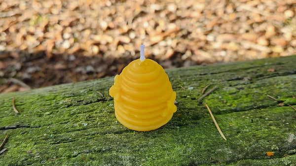 Boho Jo - Beeswax Candle - Small Hive & Pottery Candle Plate