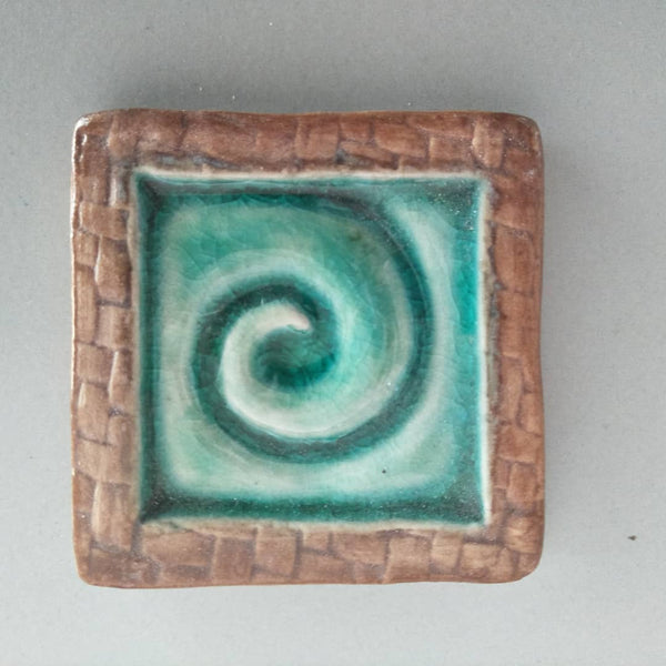 Paddy Bourke - Ceramic Tile - Spiral