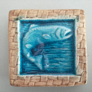 Paddy Bourke - Ceramic Tile - Fish