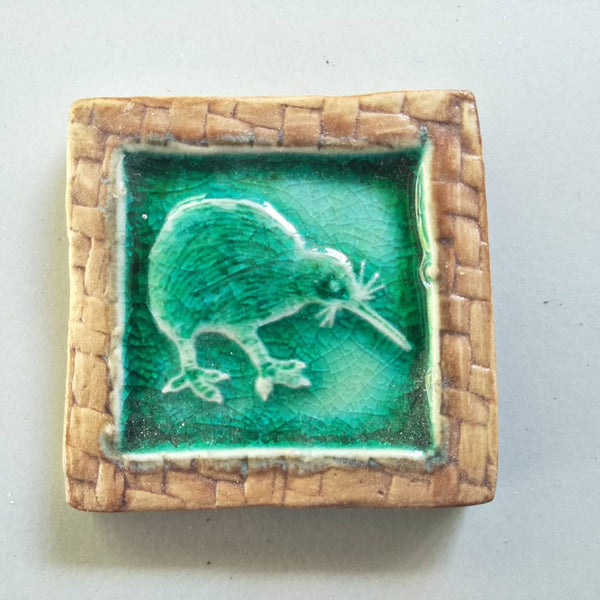 Paddy Bourke - Ceramic Tile - Kiwi