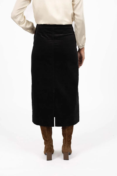 Va Va Velour Skirt - Pine