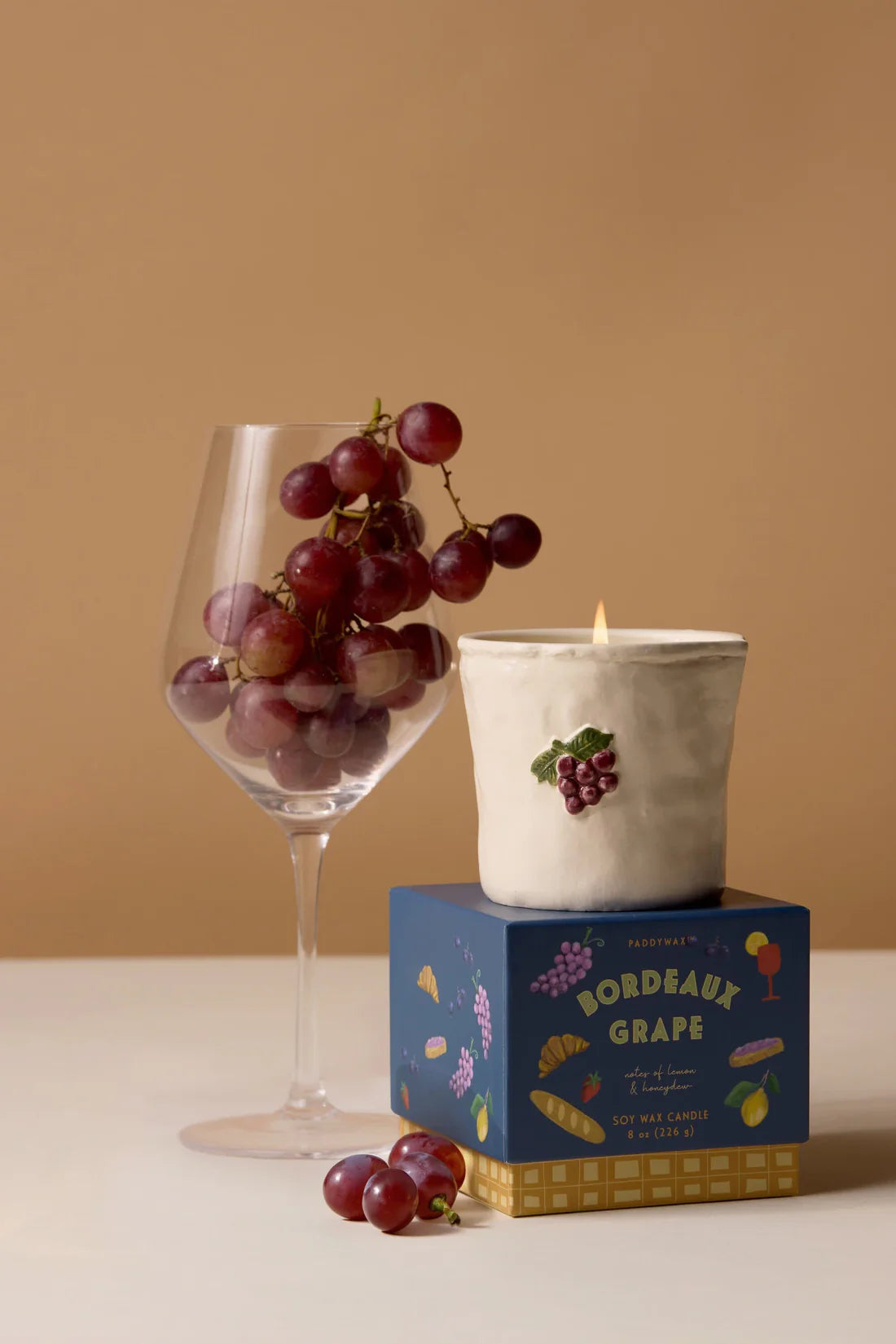 Bistro Bordeaux Grape Candle