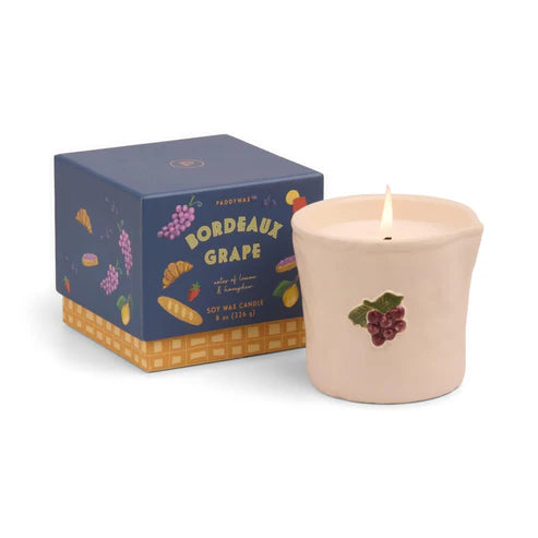 Bistro Bordeaux Grape Candle