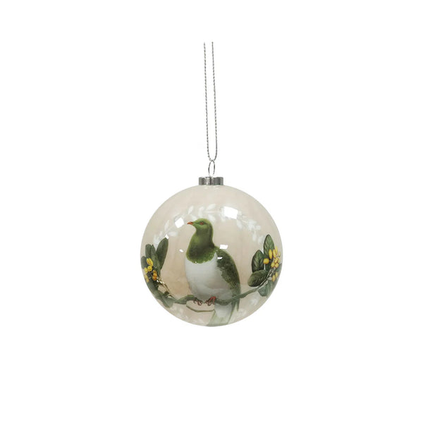 Set of 6 Baubles - New Zealand Birds