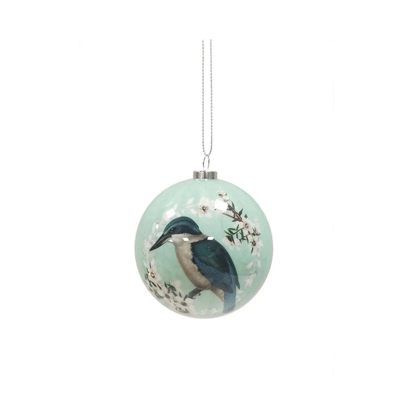 Set of 6 Baubles - New Zealand Birds