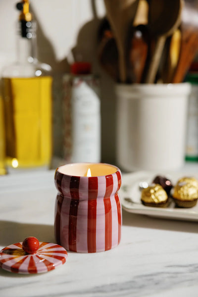 Cabana Pink Peppermint Holiday Candle