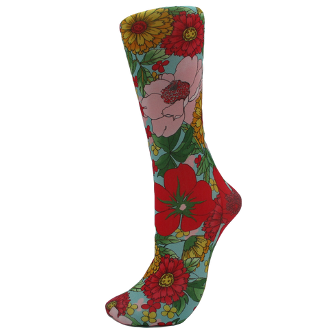 CS Couture Trouser Socks - Wendy's Garden