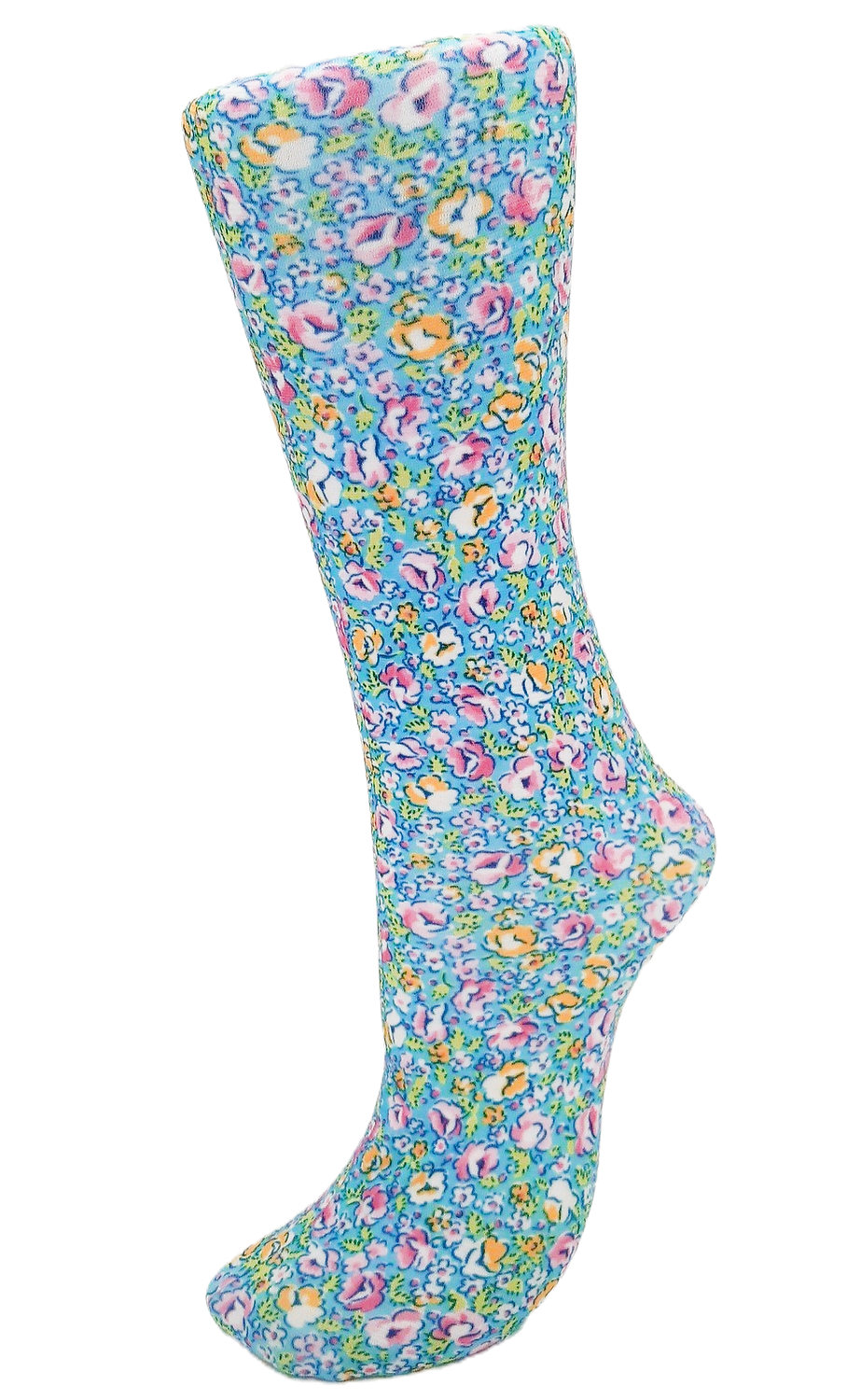 CS Couture Trouser Socks - New Age Floral