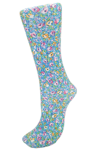 CS Couture Trouser Socks - New Age Floral