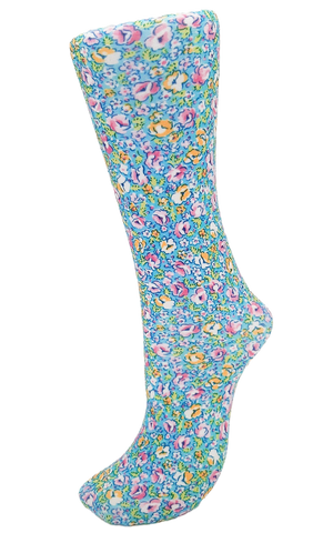 CS Couture Trouser Socks - New Age Floral