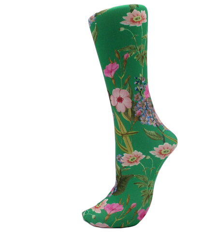 CS Couture Trouser Socks - Green Marona