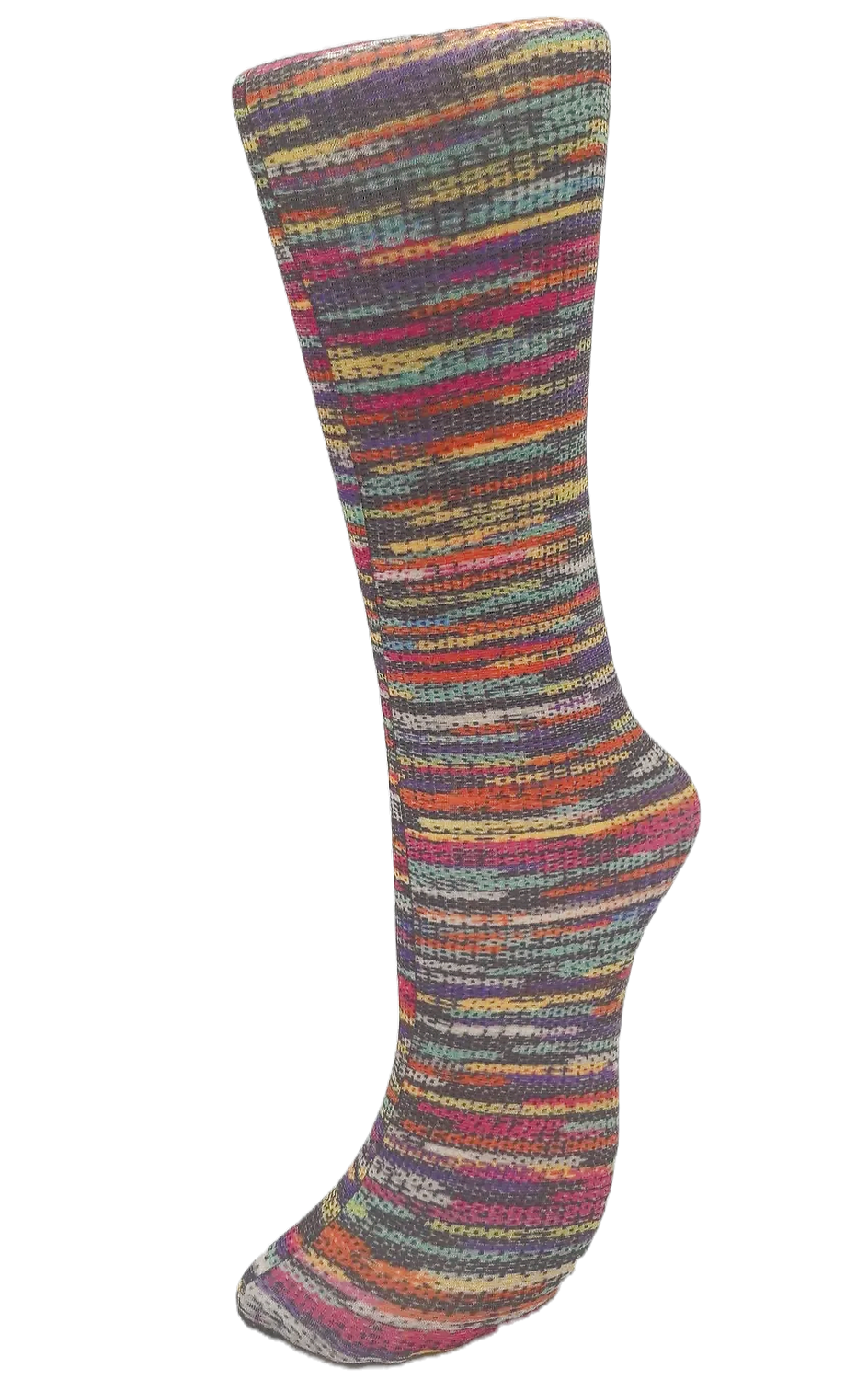 CS Couture Trouser Socks - Multi Denim Stripe