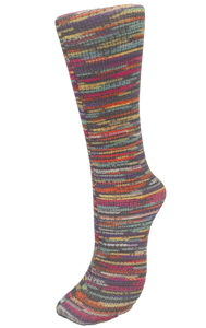 CS Couture Trouser Socks - Multi Denim Stripe