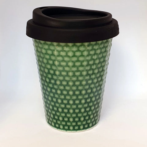 Ceramic Tumbler - Jade Dimple