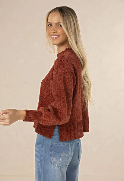 Chenille Jumper - Rust