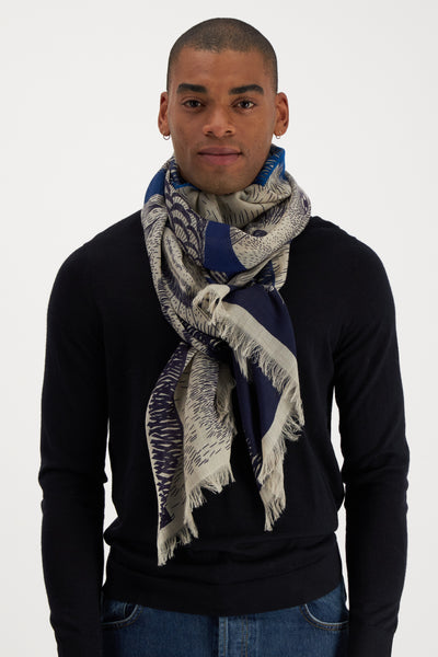 Scarf - Freres - Blue