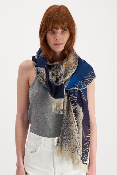 Scarf - Freres - Blue