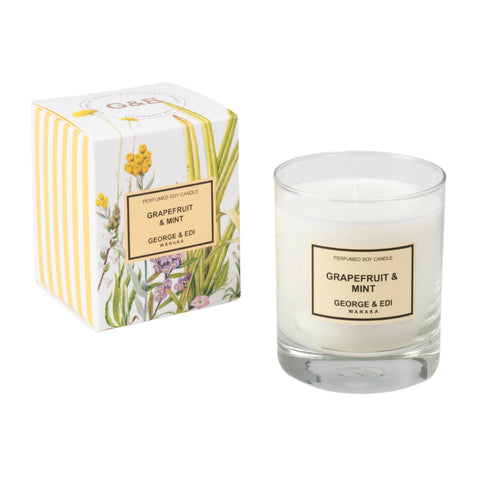 G&E Candle Perfumed Soy Candle - Grapefruit and Mint