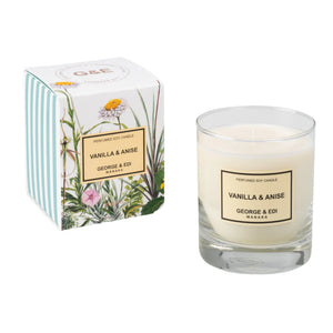 G&E Candle Perfumed Soy Candle - Vanilla and Annise