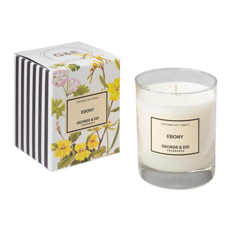 G&E Candle Perfumed Soy Candle - Ebony