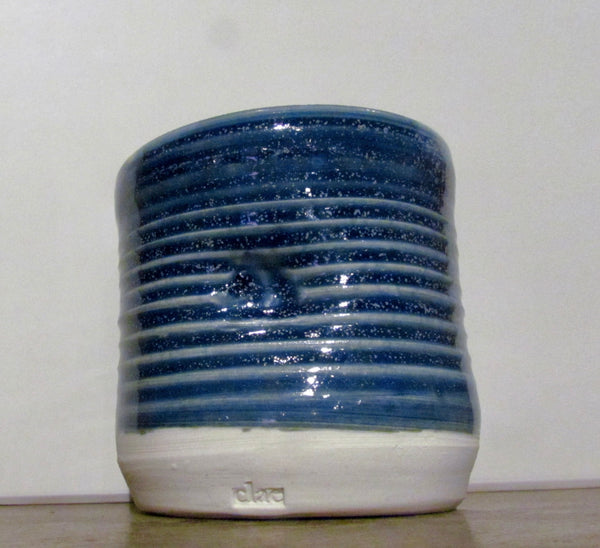 Ceramic Thumb Cups - Blue