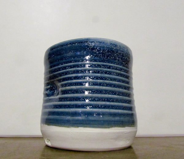 Ceramic Thumb Cups - Blue