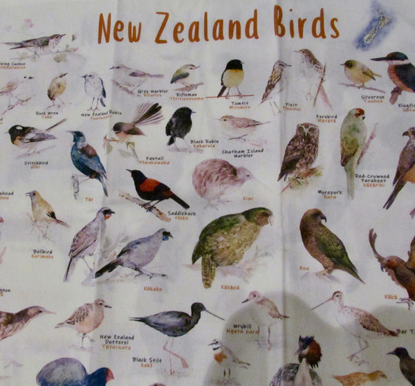 100% Cotton Tea Towel - Birds