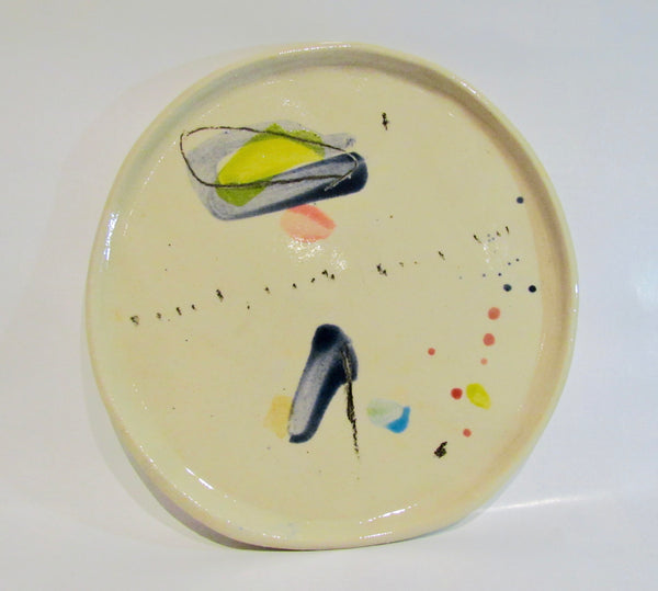 Handcrafted Colourful Ceramic Plates - Medium Sized