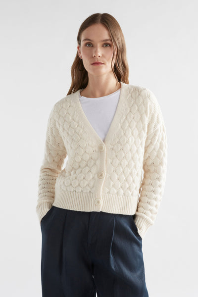 Elk The Emmer Cardigan - Oatmeal