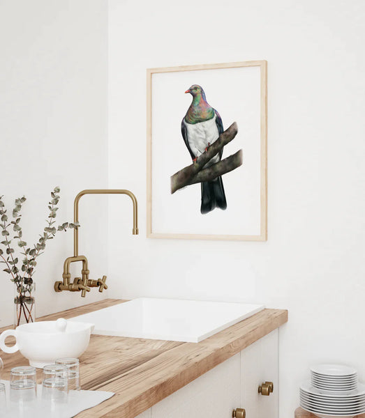 Kererū Print - A4 / Unframed