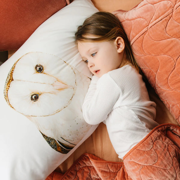 Pillowcase  - Luna the Barn Owl