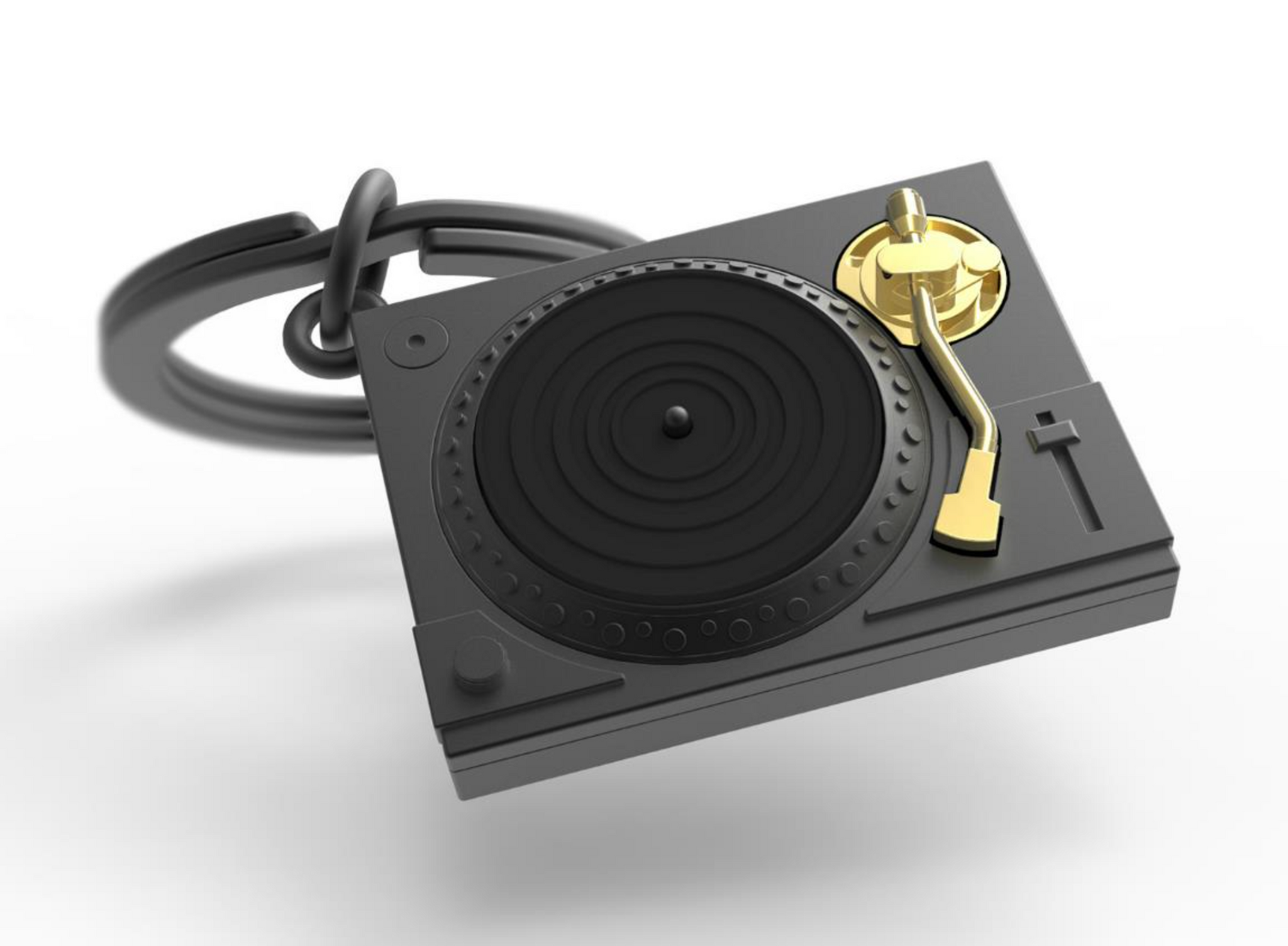 Metalmorphose Keychain -Turntable Key Ring