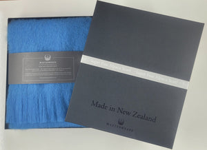 Masterweave - Alpaca Scarf - Blue
