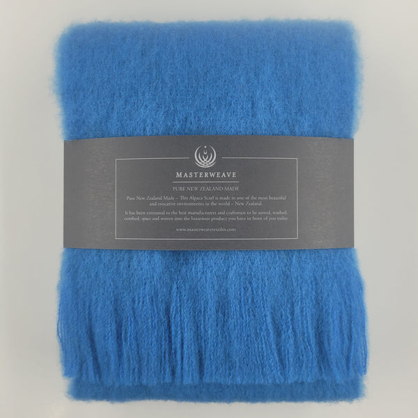 Masterweave - Alpaca Scarf - Blue